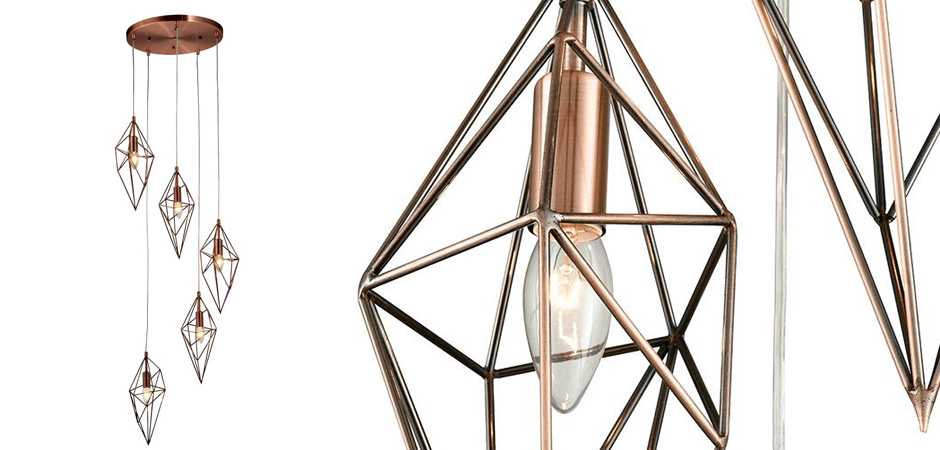 Люстра Volumetric Polygons Copper Люстра Volumetric Polygons Copper - Loft-Concept в Рязани