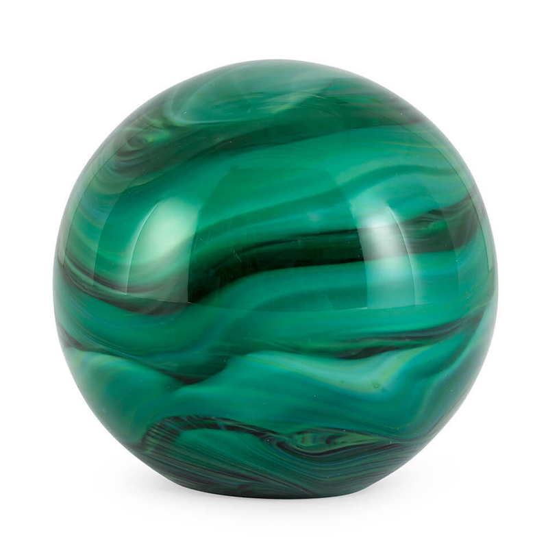 Статуэтка Ball Glass Malaki Изумрудный Статуэтка Ball Glass Malaki Изумрудный в Рязани | Loft Concept