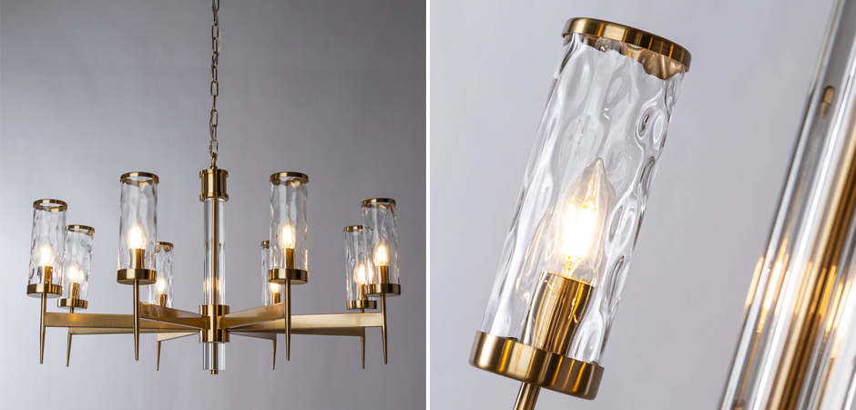 Люстра Brass Wheel в Американском стиле Люстра Brass Wheel в Американском стиле - Loft-Concept в Рязани