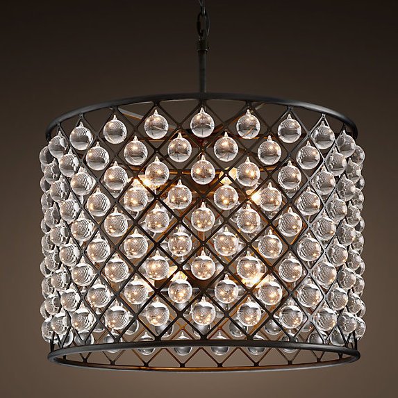 Люстра RH SPENCER HOOP CHANDELIER 70 Черный Люстра RH SPENCER HOOP CHANDELIER 70 Черный в Рязани | Loft Concept