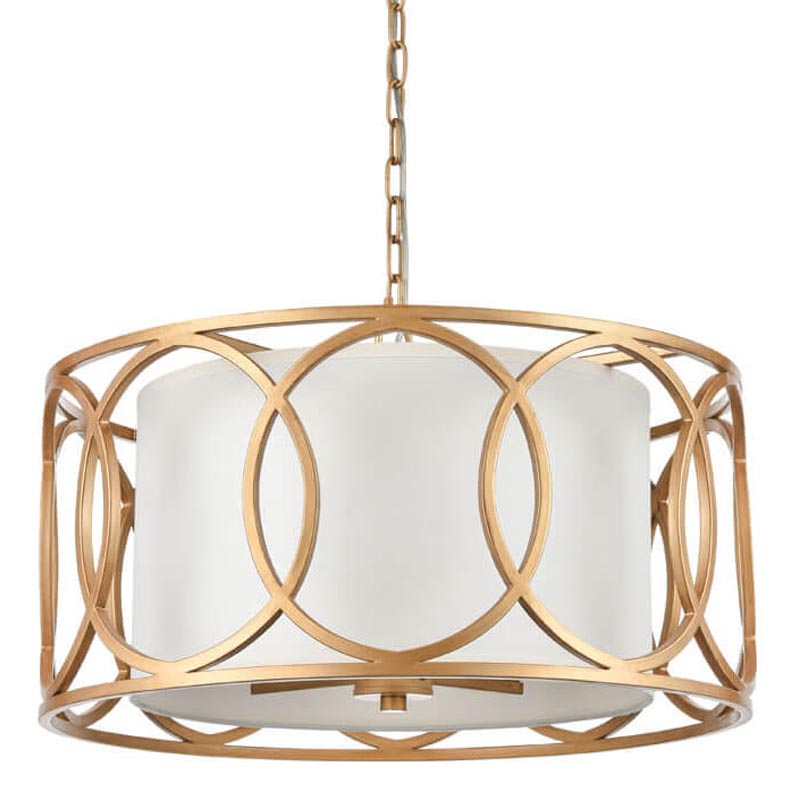 Люстра Anetoun Chandelier Золотой Белый Люстра Anetoun Chandelier Золотой Белый в Рязани | Loft Concept