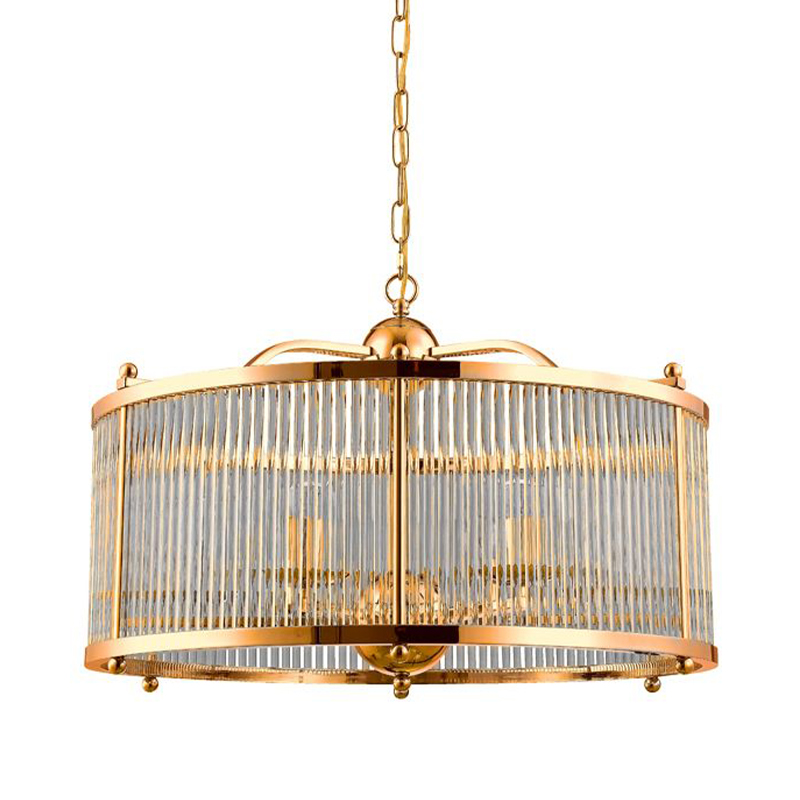 Люстра Gorden Gold Chandelier Золотой Прозрачное Стекло Люстра Gorden Gold Chandelier Золотой Прозрачное Стекло в Рязани | Loft Concept