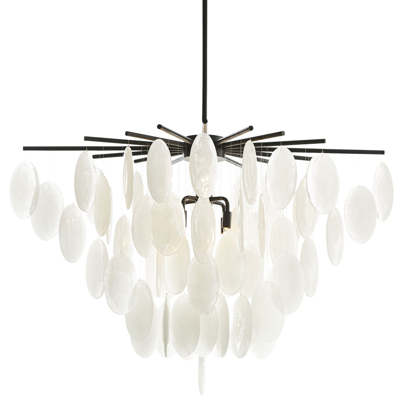 Люстра Arteriors TIFFANY CHANDELIER Черный Прозрачный Люстра Arteriors TIFFANY CHANDELIER Черный Прозрачный в Рязани | Loft Concept