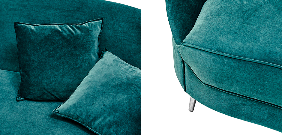 Диван Paulet Sofa Изумрудный велюр Диван Paulet Sofa Изумрудный велюр - Loft-Concept в Рязани