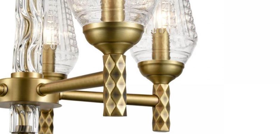 Люстра Ribbed Chandelier Люстра Ribbed Chandelier - Loft-Concept в Рязани
