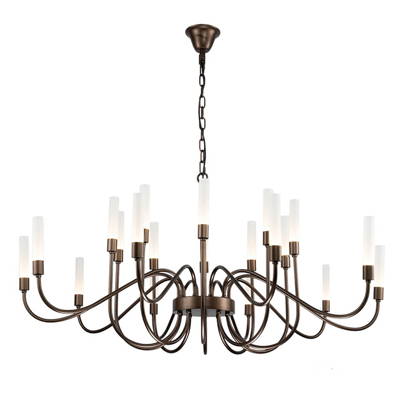 Люстра Faiber Brown Chandelier Коричневый Люстра Faiber Brown Chandelier Коричневый в Рязани | Loft Concept