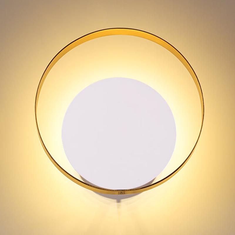 Бра Globo Ocular Sconce Circle White Золотой Белый в Рязани | Loft Concept 