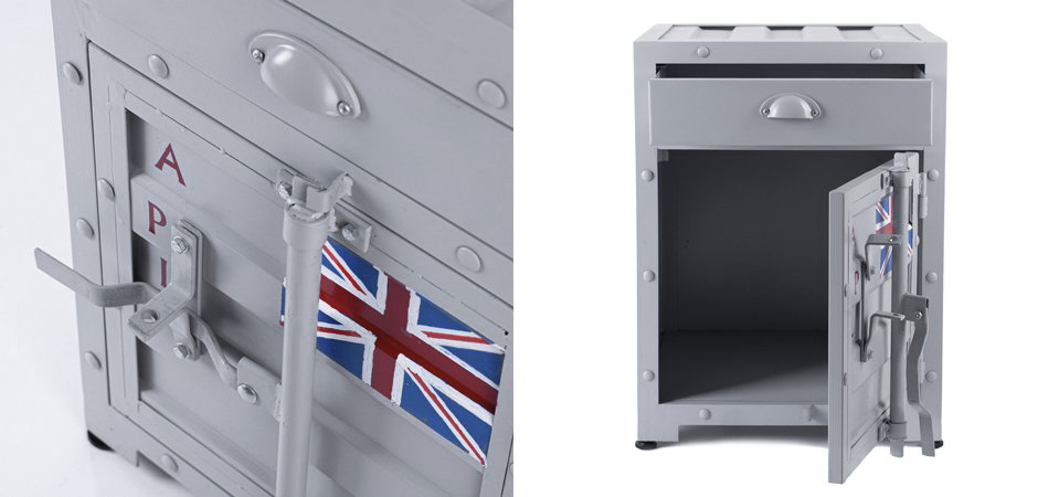 Тумба Union Jack с ящиком и дверью Тумба Union Jack с ящиком и дверью - Loft-Concept в Рязани