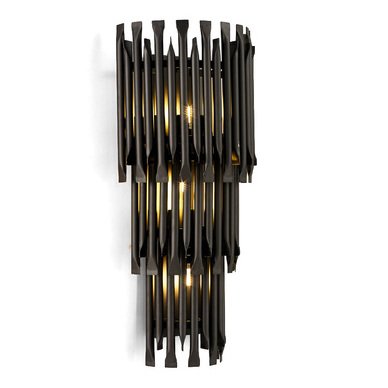 Бра MATHENY III WALL LAMP by DELIGHTFULL Black Черный матовый Бра MATHENY III WALL LAMP by DELIGHTFULL Black Черный матовый в Рязани | Loft Concept