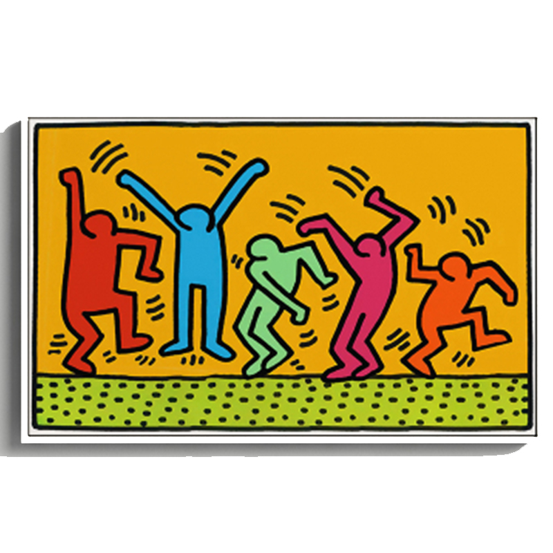 Постер Keith Haring 5 Мульти Постер Keith Haring 5 Мульти в Рязани | Loft Concept