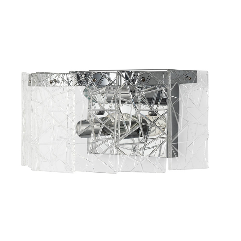 Бра Alvaro Crystal Wall Lamp Прозрачный Хром Бра Alvaro Crystal Wall Lamp Прозрачный Хром в Рязани | Loft Concept