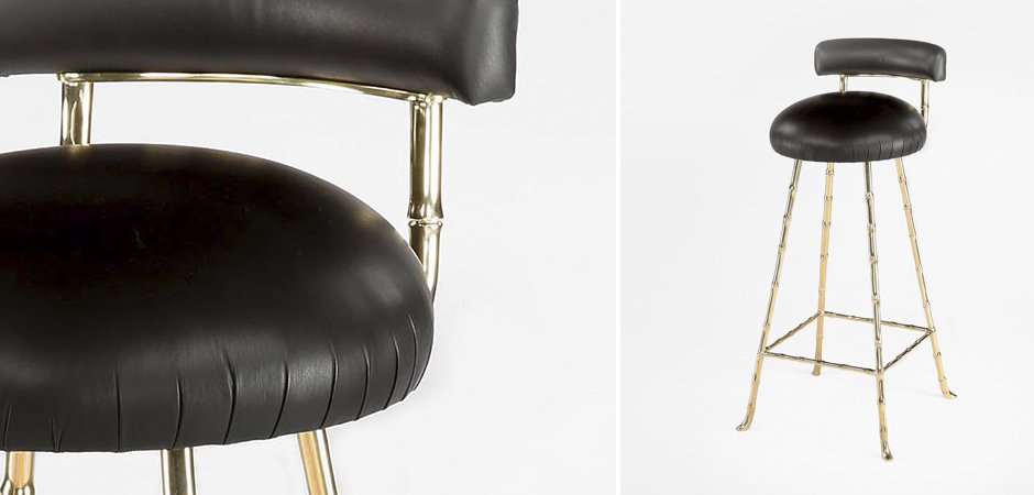 Барный стул High Upholstered Bar Stool Барный стул High Upholstered Bar Stool - Loft-Concept в Рязани