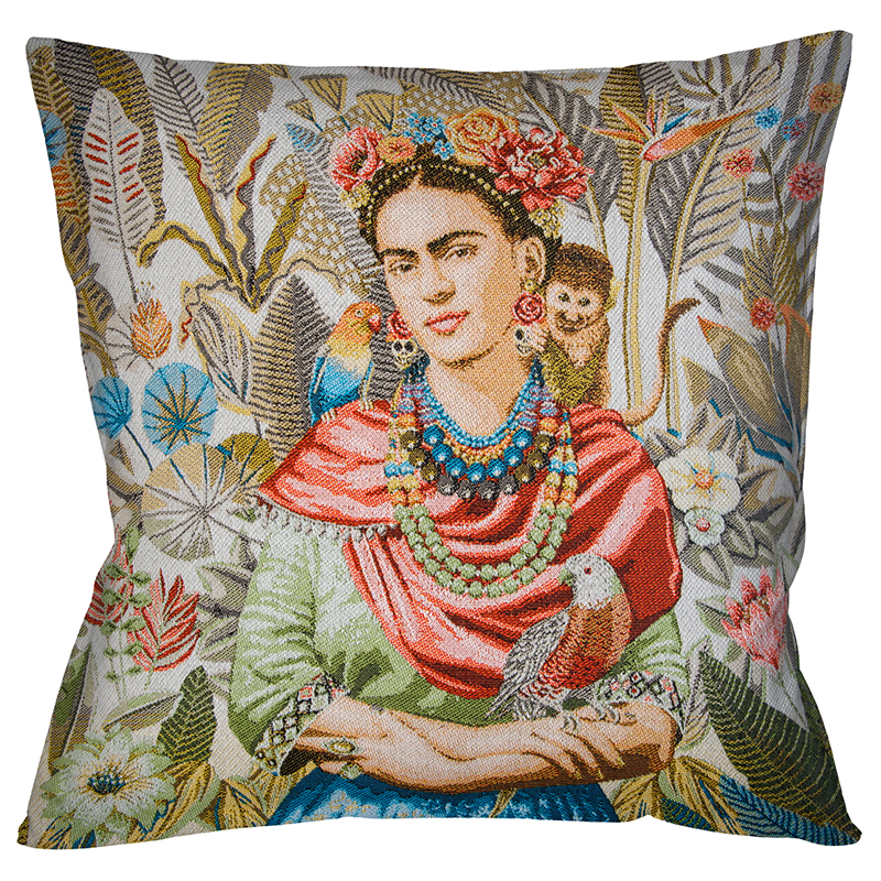 Декоративная подушка Frida Kahlo Мульти Декоративная подушка Frida Kahlo Мульти в Рязани | Loft Concept