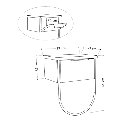 Прикроватная тумба бежево-серого цвета с откидной дверцей NORFOLK NIGHTSTAND LIGHT MOCHA Прикроватная тумба бежево-серого цвета с откидной дверцей NORFOLK NIGHTSTAND LIGHT MOCHA в Рязани