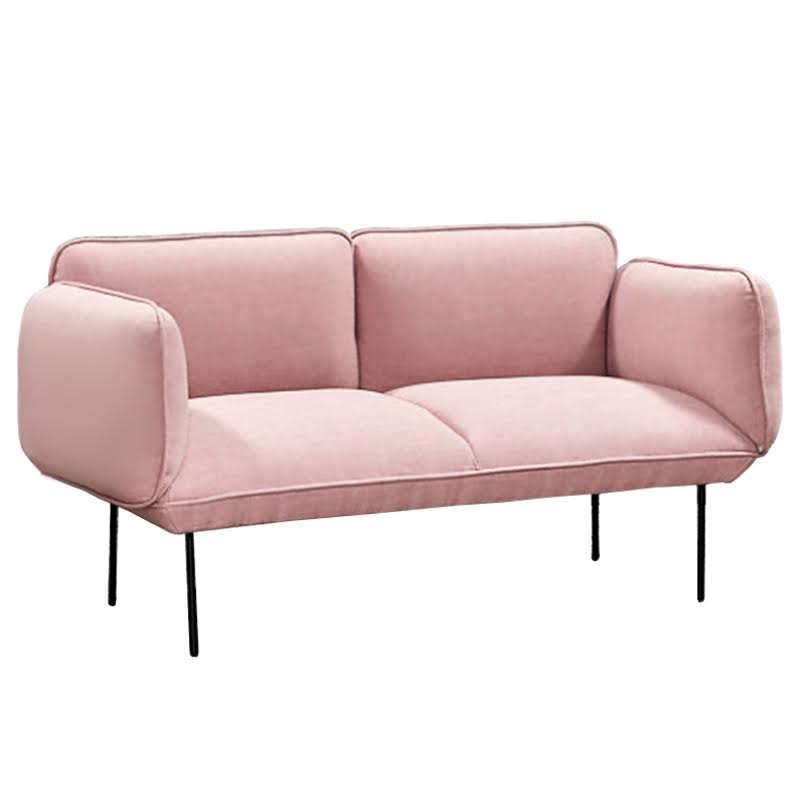 Двухместная Софа Elsa 2 Seater Sofa Розовый велюр Розовый пастельный Двухместная Софа Elsa 2 Seater Sofa Розовый велюр Розовый пастельный в Рязани | Loft Concept