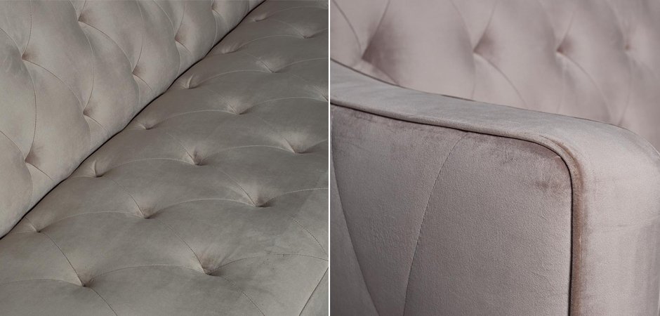 Диван Abbyson Emily Tufted Sofa Gray Диван Abbyson Emily Tufted Sofa Gray - Loft-Concept в Рязани