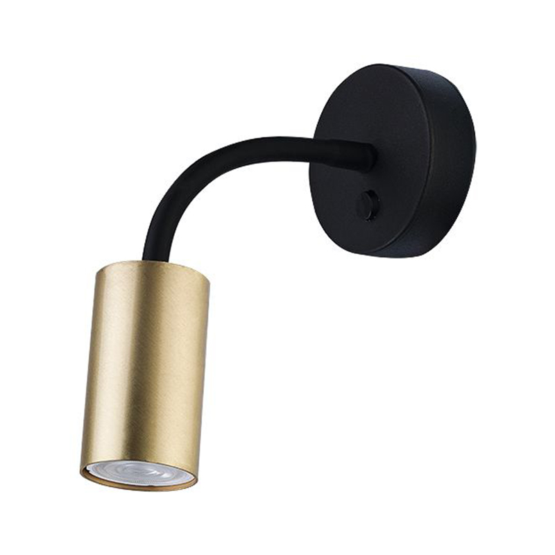Бра Noor Spot Wall Lamp brass Латунь Черный Бра Noor Spot Wall Lamp brass Латунь Черный в Рязани | Loft Concept