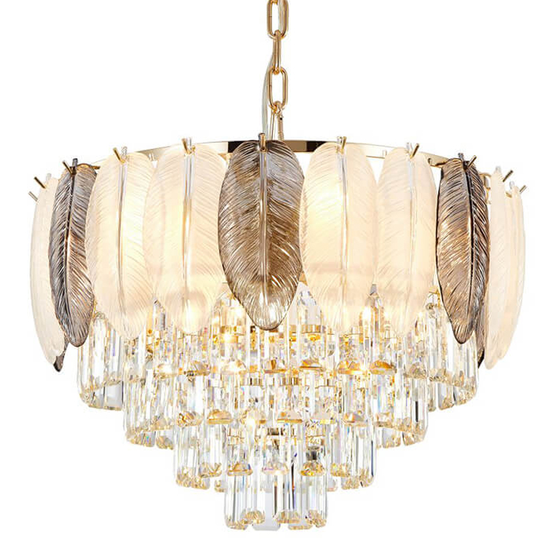 Люстра Crystal in Petals Chandelier 51 Глянцевое золото Люстра Crystal in Petals Chandelier 51 Глянцевое золото в Рязани | Loft Concept