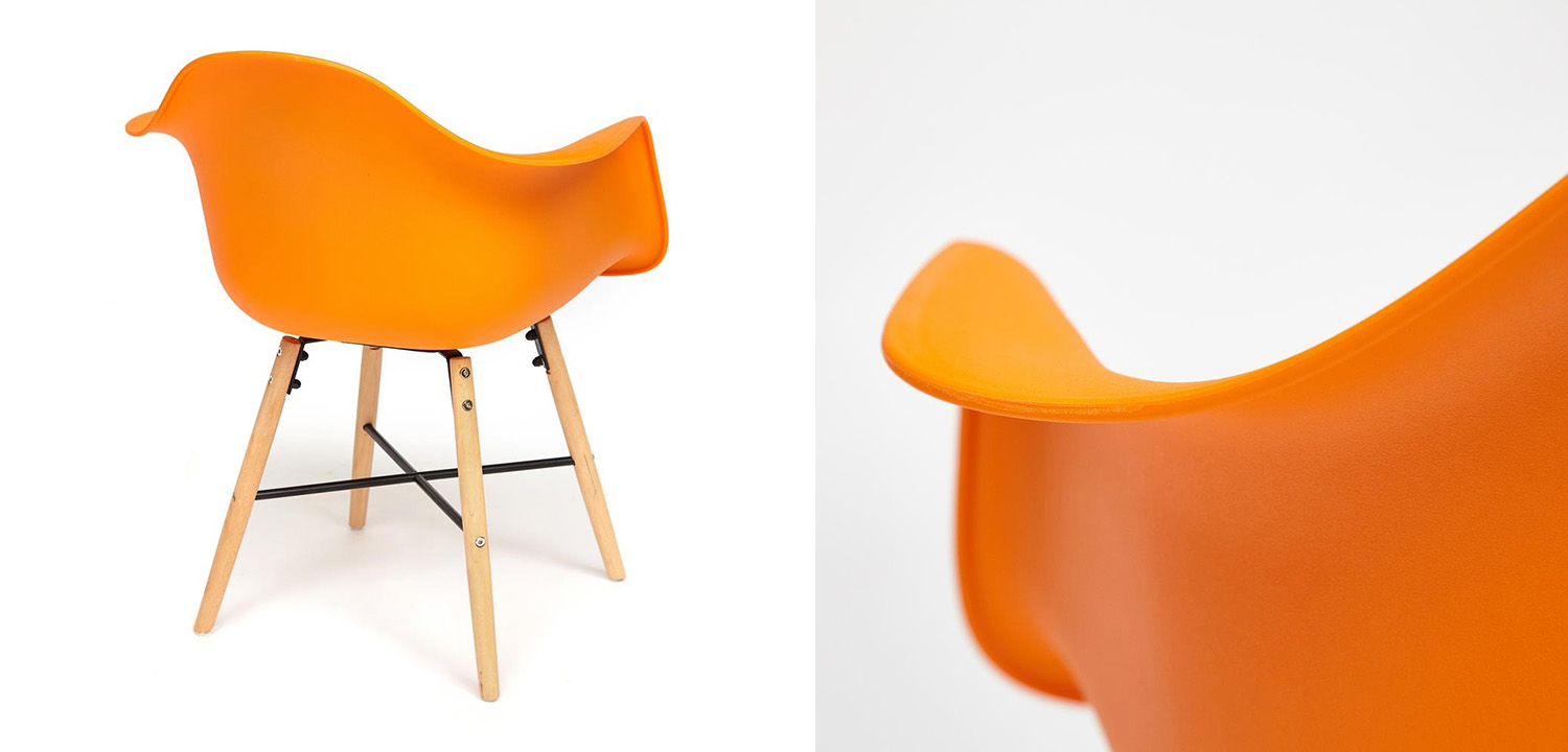 Стул DAW orange - фото