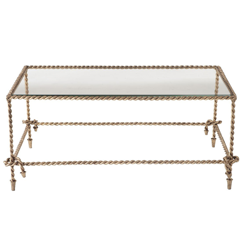 Кофейный стол Golden pigtail Золотой Кофейный стол Golden pigtail Золотой в Рязани | Loft Concept