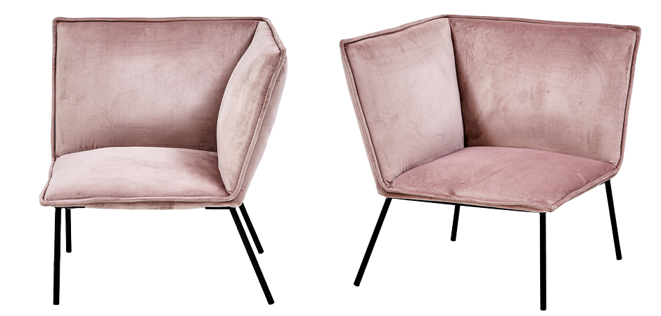 Кресло Corner Armchair pink Кресло Corner Armchair pink - Loft-Concept в Рязани