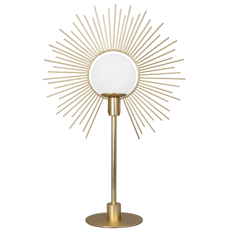 Настольная лампа Table lamp Soleil Латунь Белое матовое стекло Настольная лампа Table lamp Soleil Латунь Белое матовое стекло в Рязани | Loft Concept