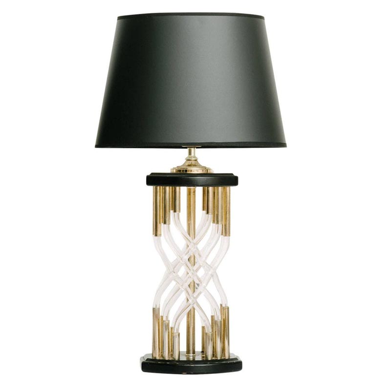 Настольная лампа Table Lamp Organic Glass Черный Латунь Настольная лампа Table Lamp Organic Glass Черный Латунь в Рязани | Loft Concept