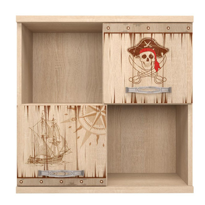 Полка Pirate Theme square Светлый дуб Полка Pirate Theme square Светлый дуб в Рязани | Loft Concept