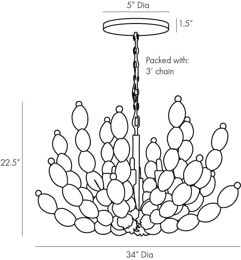 Люстра Arteriors INDI CHANDELIER Люстра Arteriors INDI CHANDELIER в Рязани