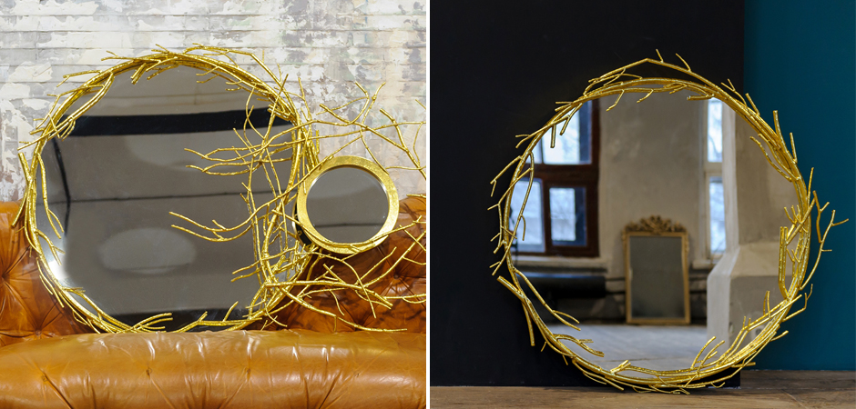 Зеркало Branch Wreath Mirror Зеркало Branch Wreath Mirror - Loft-Concept в Рязани