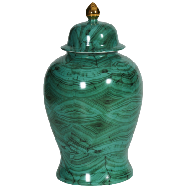 Ваза с крышкой Malachite Vase Малахит Ваза с крышкой Malachite Vase Малахит в Рязани | Loft Concept