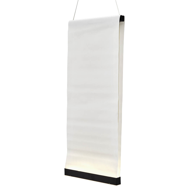 Дизайнерский подвесной светильник из текстиля CANVAS HANGING LAMP 90 Белый Черный Дизайнерский подвесной светильник из текстиля CANVAS HANGING LAMP 90 Белый Черный в Рязани | Loft Concept