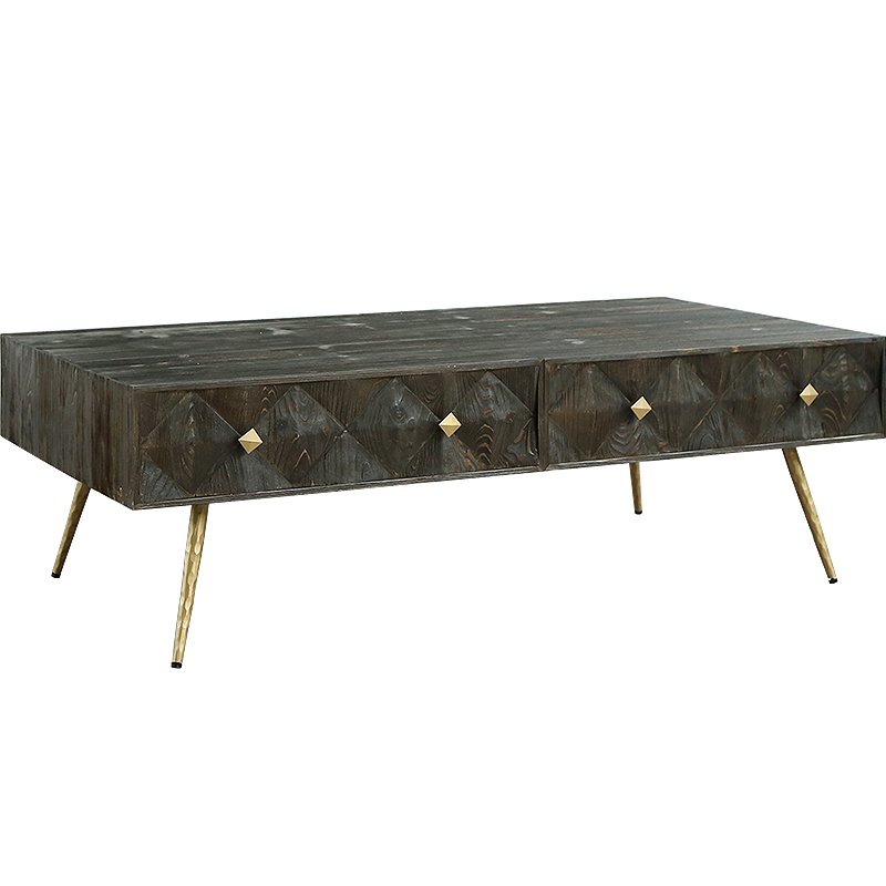 Кофейный стол Reflect Coffee Table Латунь Черный Кофейный стол Reflect Coffee Table Латунь Черный в Рязани | Loft Concept