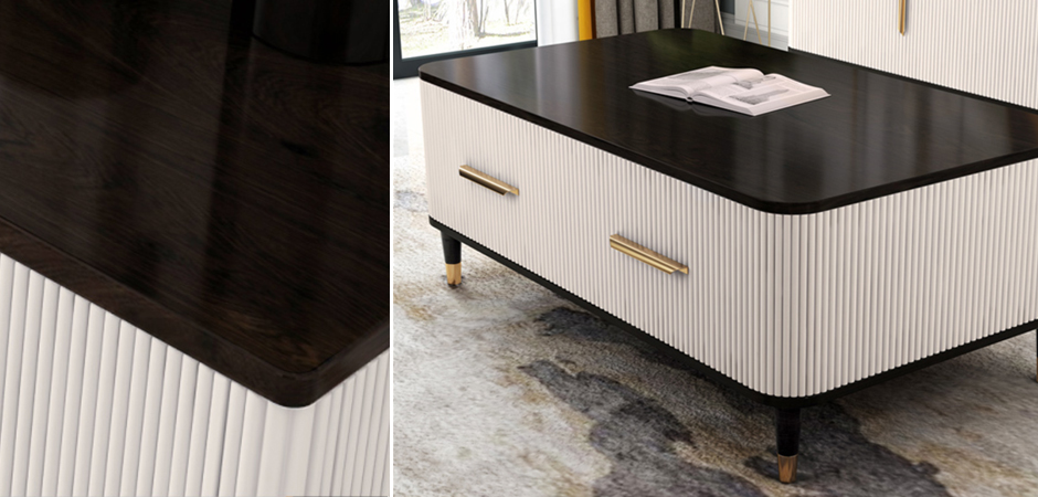 Birmingham Textured Coffee Table White Birmingham Textured Coffee Table White - Loft-Concept в Рязани
