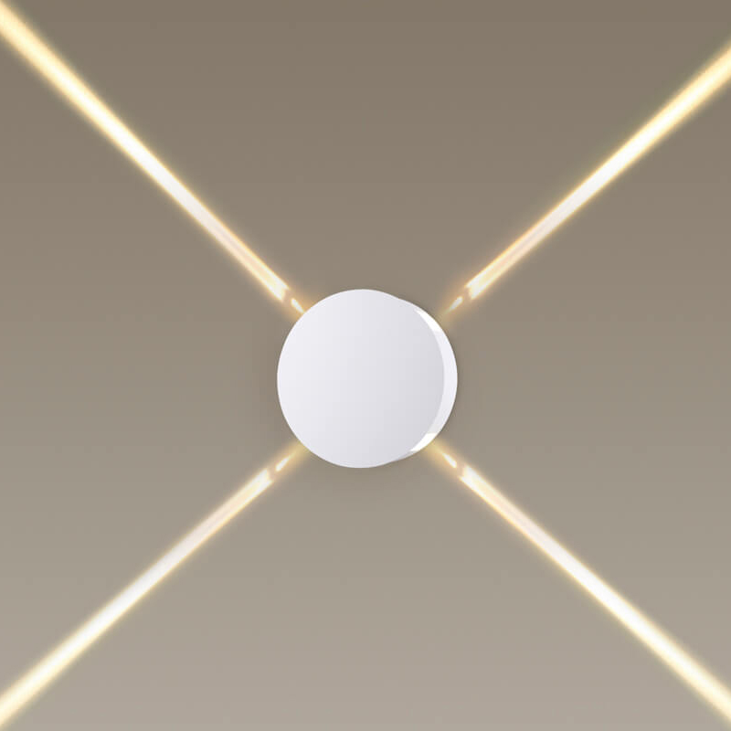 Спот Jedi Beam Sconce Circle white Белый Спот Jedi Beam Sconce Circle white Белый в Рязани | Loft Concept
