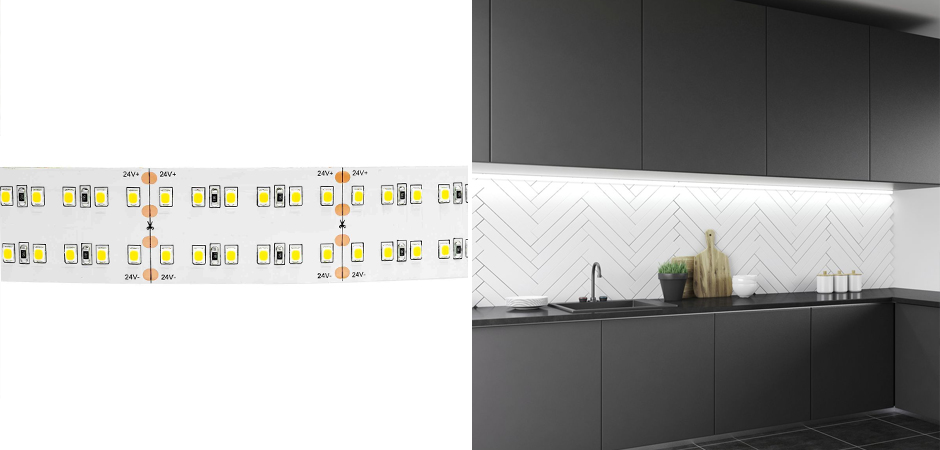 Светодиодная лента 42W/m 240 диодов/3м 2835SMD дневной белый 5M Светодиодная лента 42W/m 240 диодов/3м 2835SMD дневной белый 5M - Loft-Concept в Рязани