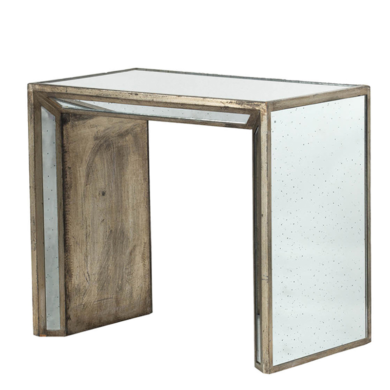 Приставной столик Mirrored Wide Side Зеркало Приставной столик Mirrored Wide Side Зеркало в Рязани | Loft Concept