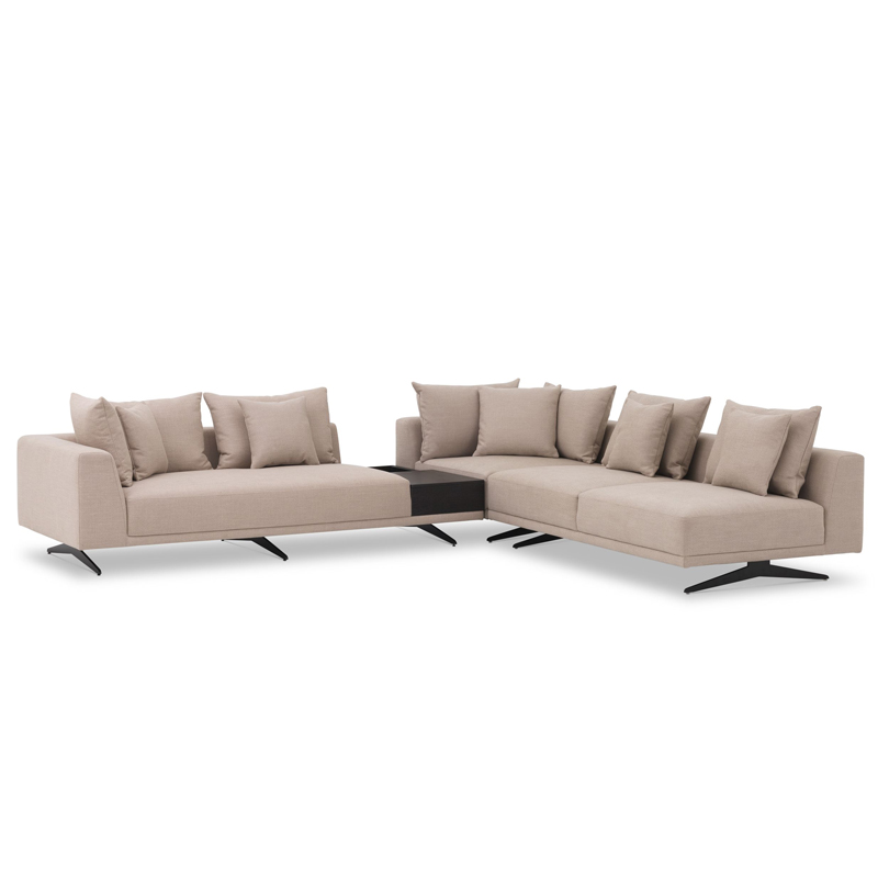 Диван Eichholtz Sofa Endless Sand Песочный Темная бронза Диван Eichholtz Sofa Endless Sand Песочный Темная бронза в Рязани | Loft Concept