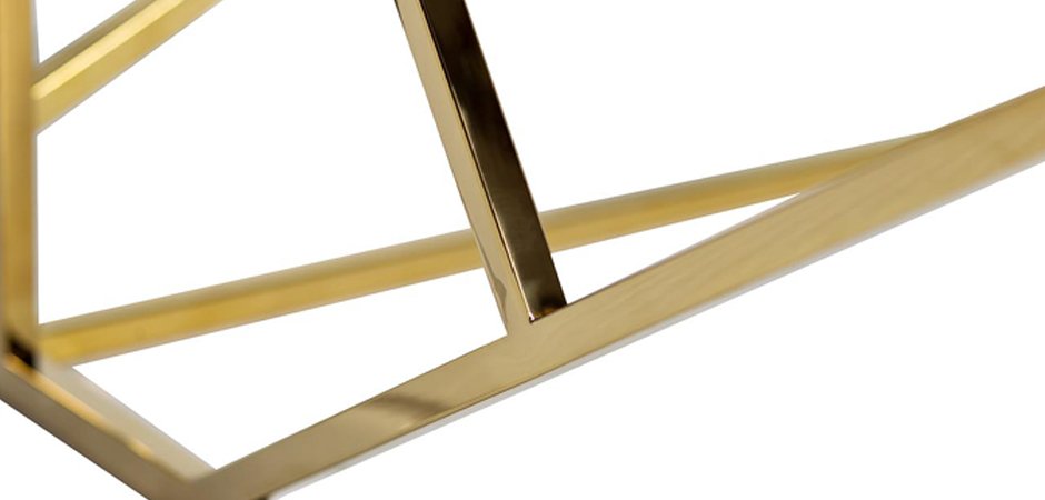Кофейный стол Serene Furnishing Gold Clear Glass Top coffee table Кофейный стол Serene Furnishing Gold Clear Glass Top coffee table - Loft-Concept в Рязани
