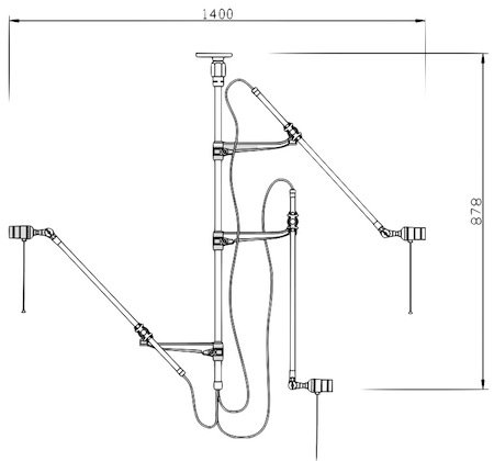 Потолочный светильник Steampunk Extension Pole Потолочный светильник Steampunk Extension Pole в Рязани
