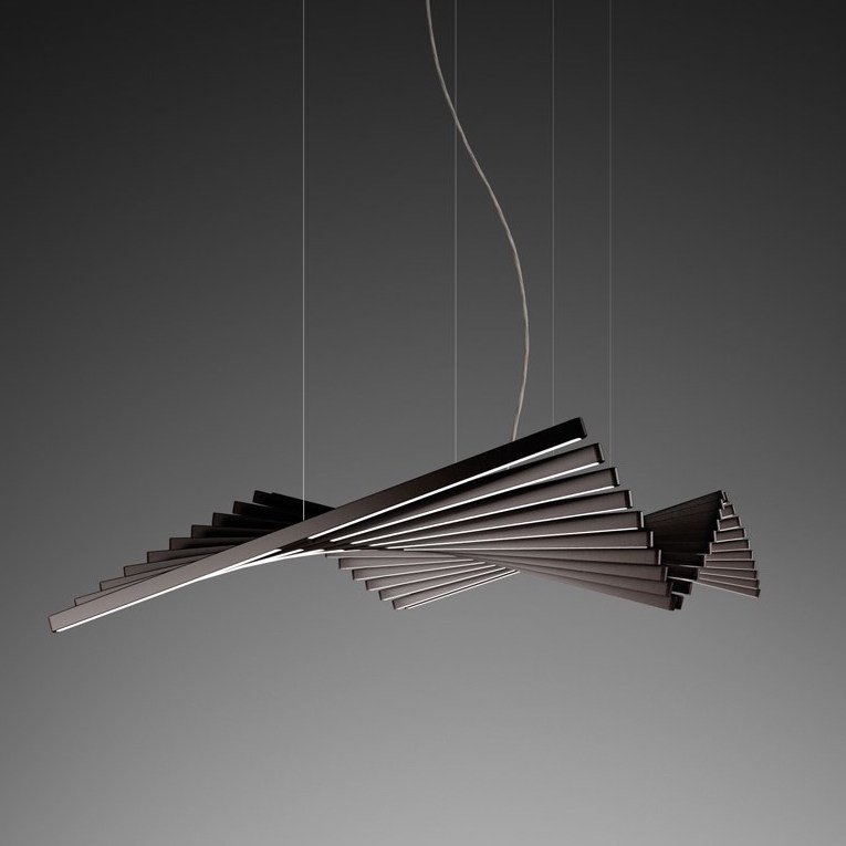 Люстра Vibia Rhythm Horizontal Черный Люстра Vibia Rhythm Horizontal Черный в Рязани | Loft Concept