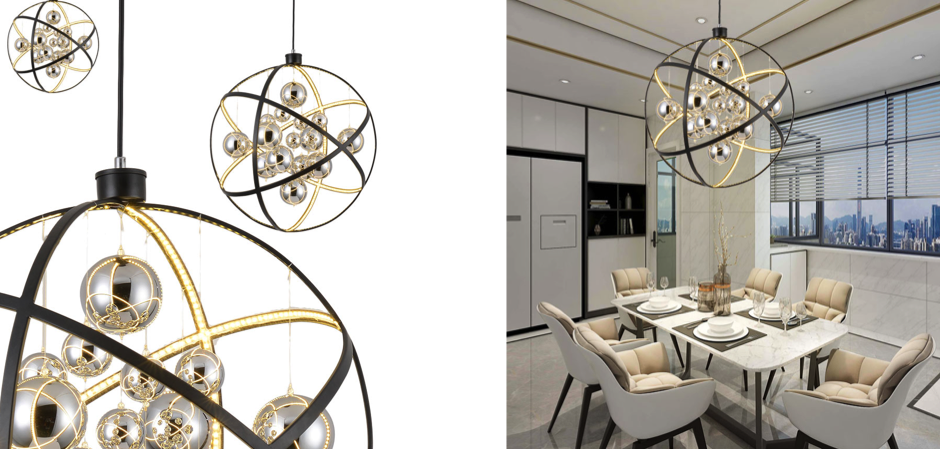 Люстра Atomic nucleus Chandelier Люстра Atomic nucleus Chandelier - Loft-Concept в Рязани