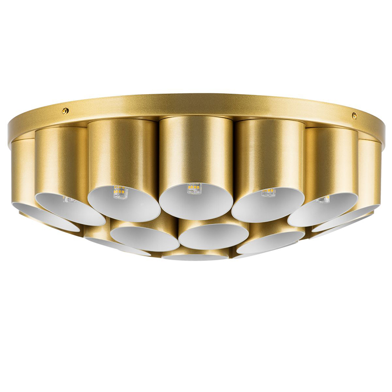 Потолочный светильник Garbi Gold Pipe Organ Ceiling Lamp 22 Золотой Белый Потолочный светильник Garbi Gold Pipe Organ Ceiling Lamp 22 Золотой Белый в Рязани | Loft Concept