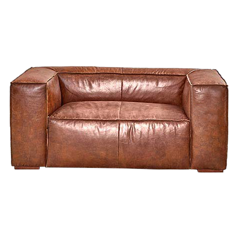 Диван Leather Softness Sofa Коричневый Диван Leather Softness Sofa Коричневый в Рязани | Loft Concept