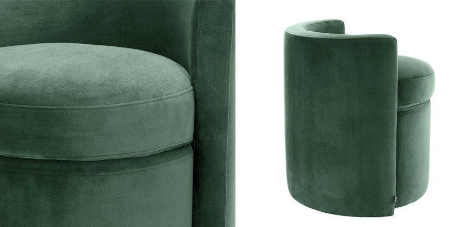 Кресло Eichholtz Stool Arcadia dark green Кресло Eichholtz Stool Arcadia dark green - Loft-Concept в Рязани