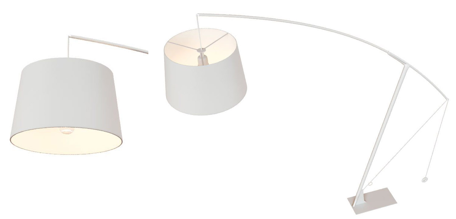 Торшер Havard white - фото