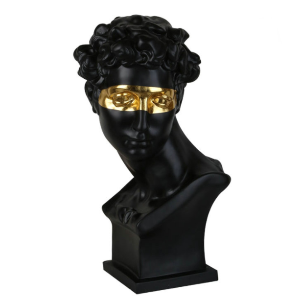 Статуэтка Bust Eyes Opposite Черный Золотой Статуэтка Bust Eyes Opposite Черный Золотой в Рязани | Loft Concept