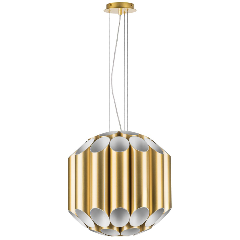 Люстра Garbi Gold Pipe Organ Chandelier 44 Золотой Белый Люстра Garbi Gold Pipe Organ Chandelier 44 Золотой Белый в Рязани | Loft Concept