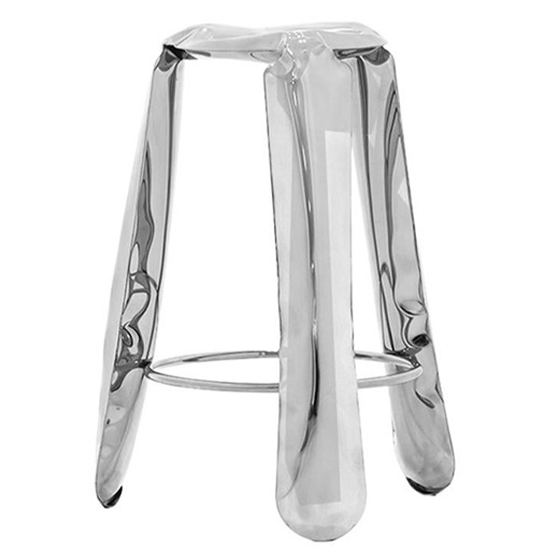Барный стул Stainless Steel Bar Plopp Stool by Zieta Хром в Рязани | Loft Concept 