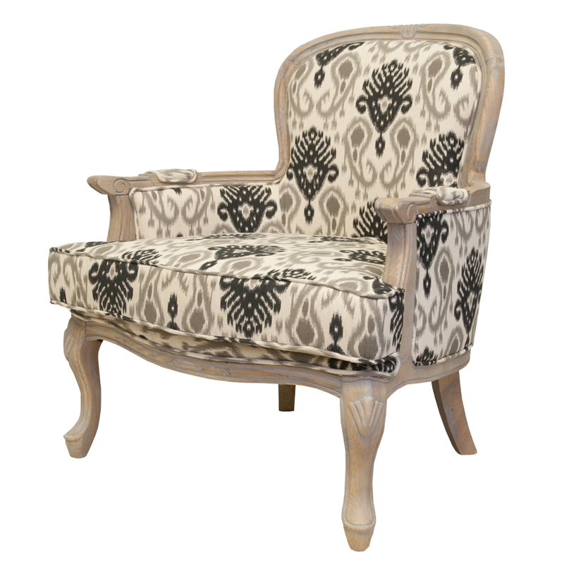 Кресло Amoret Armchair Бежевый Коричневый Кресло Amoret Armchair Бежевый Коричневый в Рязани | Loft Concept